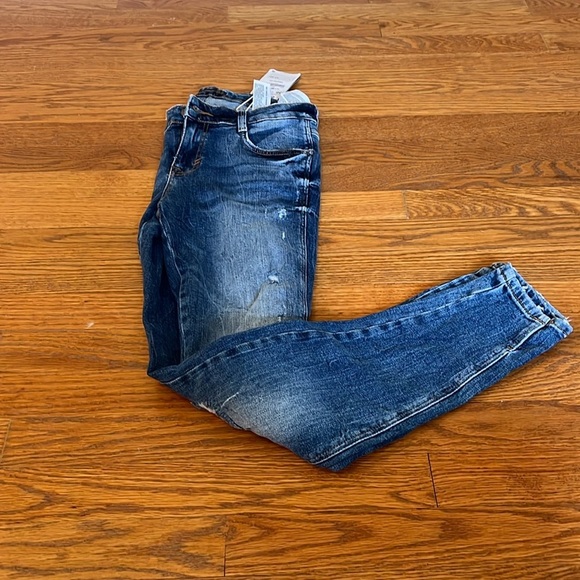 NWT Zara Women’s Blue Jeans Size 4 - Picture 1 of 7
